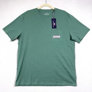 Vineyard Vines Shirt Men Large Marthas Vineyard Logo Short Sleeve Pocket Tee NWT